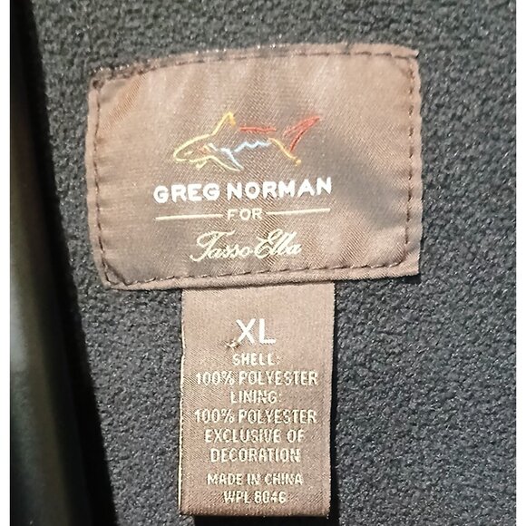 Greg Norman Golf Vest Lightweight XL Navy & Black Full-Zip - Picture 6 of 7